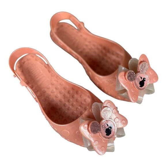 Disney Little Girls Minnie Mouse Pink Plastic Dress Up Pretend Play Heels - Picture 9 of 10